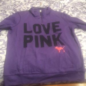 Purple Victoria Secret’s Pink 1/4 Zip